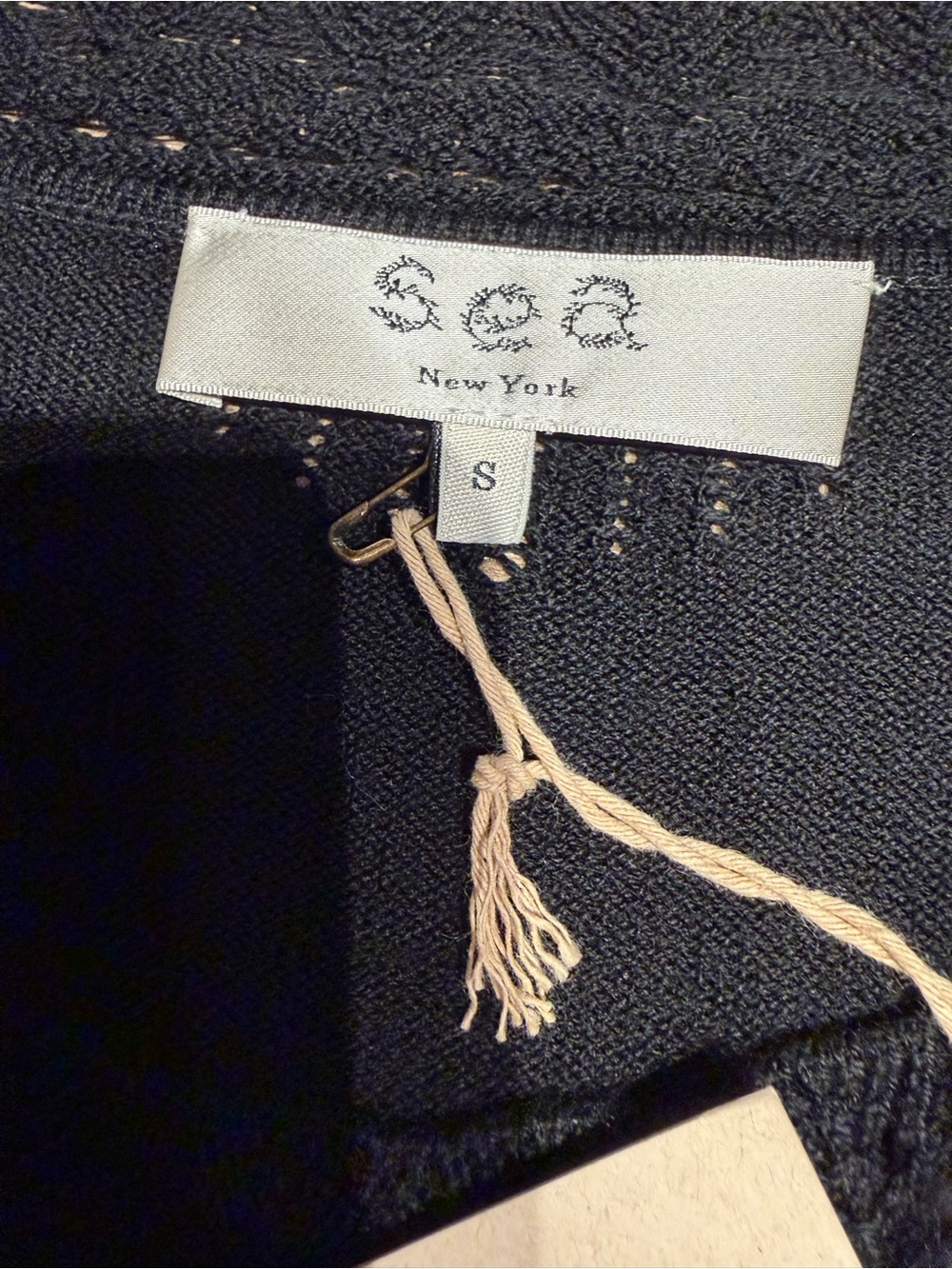 Sea New York Paxton Knit Top LS in Black - Picture 3 of 7